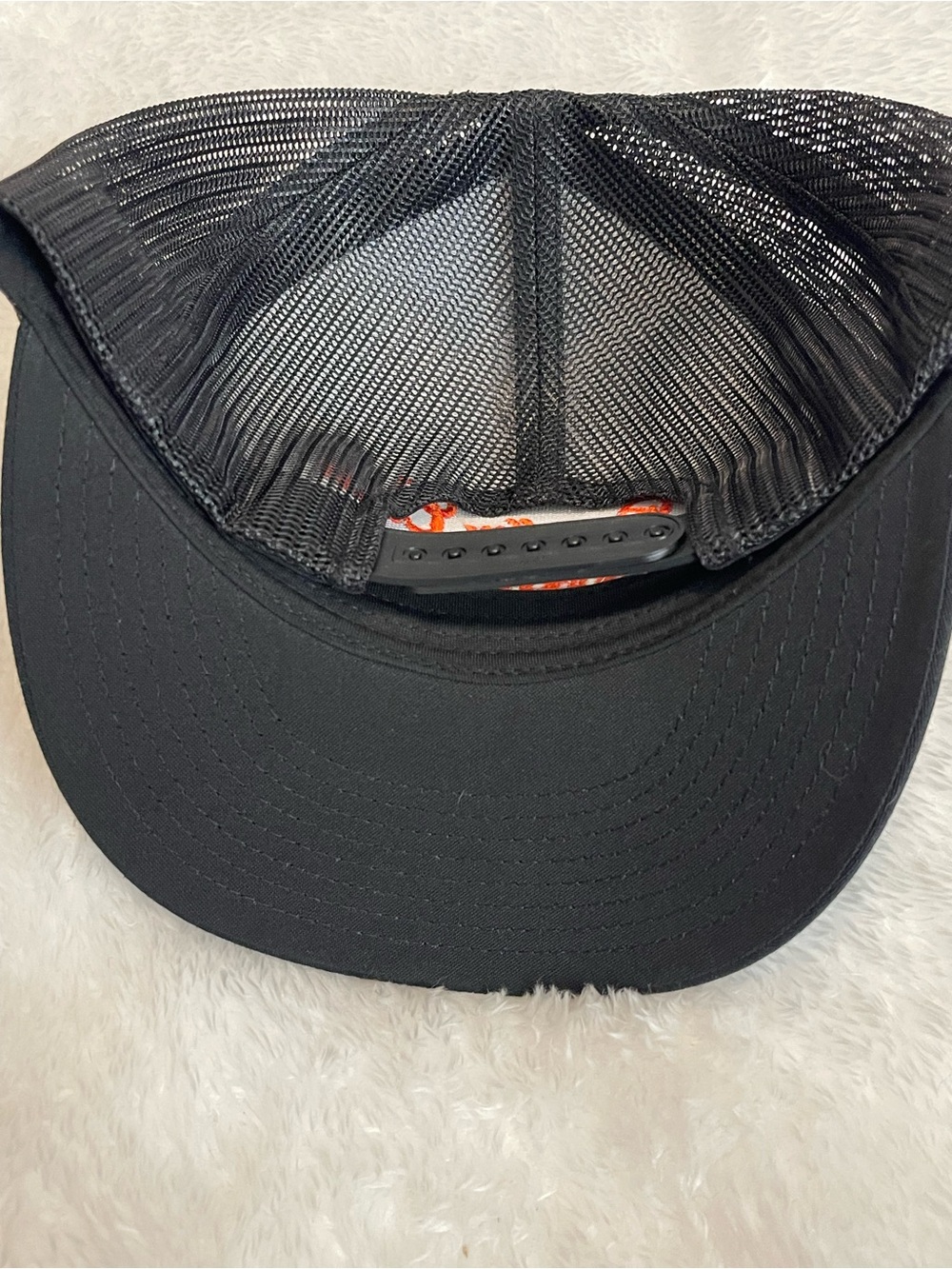 Brantley Creek Barbecue Texas Trucker Hat Black Orange The Classics Snapback - Picture 10 of 14